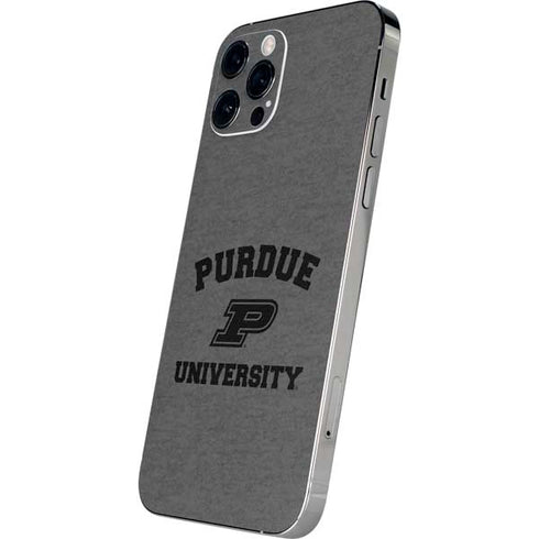 Purdue University Purdue Grey Logo iPhone 12 Pro Skin