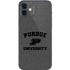 Purdue University Purdue Grey Logo iPhone 12 Skin