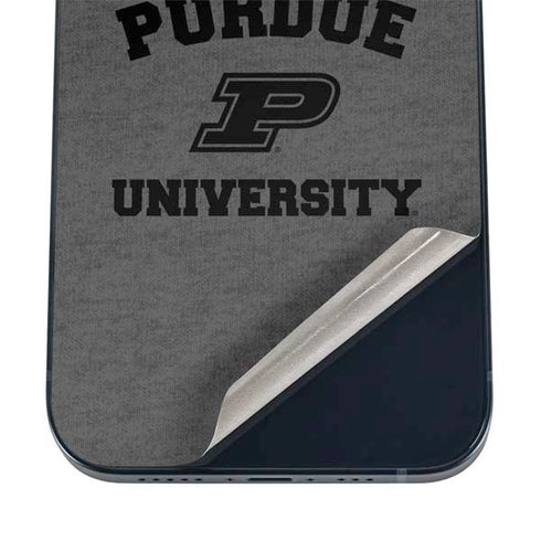 Purdue University Purdue Grey Logo iPhone 12 Skin