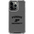 Purdue University Purdue Grey Logo iPhone 13 Pro Clear Case