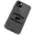 Purdue University Purdue Grey Logo iPhone 14 Clear Case