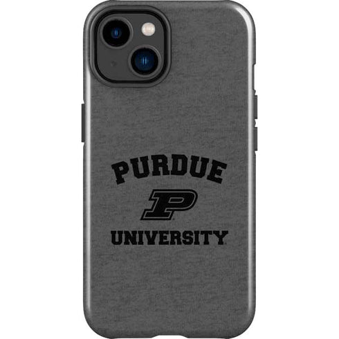 Purdue University Purdue Grey Logo iPhone 14 Plus Impact Case