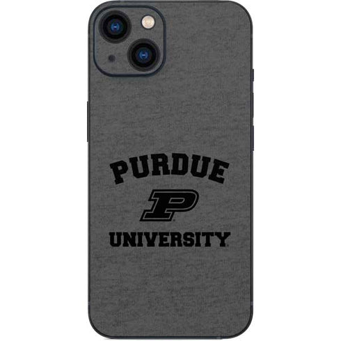 Purdue University Purdue Grey Logo iPhone 15 Plus Skin