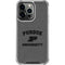 Purdue University Purdue Grey Logo iPhone 14 Pro Clear Case