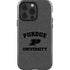 Purdue University Purdue Grey Logo iPhone 15 Pro Impact Case