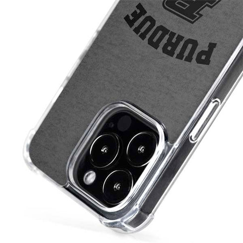 Purdue University Purdue Grey Logo iPhone 15 Pro MagSafe Case