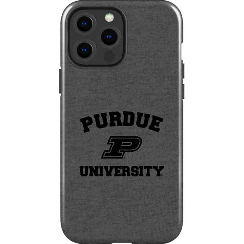 Purdue University Purdue Grey Logo iPhone 15 Pro Max Impact Case