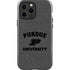 Purdue University Purdue Grey Logo iPhone 15 Pro Max Impact Case