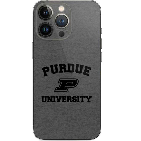 Purdue University Purdue Grey Logo iPhone 14 Pro Skin