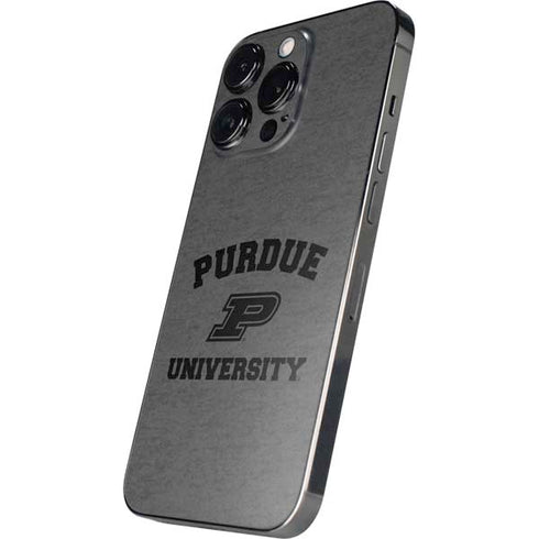 Purdue University Purdue Grey Logo iPhone 15 Pro Skin