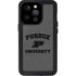 Purdue University Purdue Grey Logo iPhone 14 Pro Waterproof Case