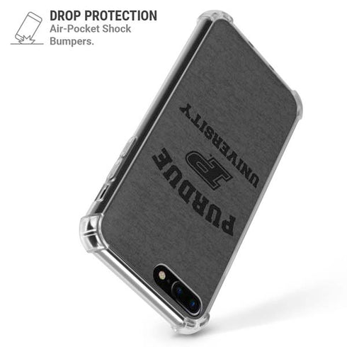 Purdue University Purdue Grey Logo iPhone 7/8 Plus Clear Case