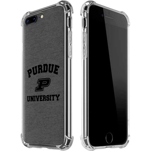 Purdue University Purdue Grey Logo iPhone 7/8 Plus Clear Case