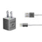Purdue University Purdue Grey Logo iPhone Charger (5W USB) Skin