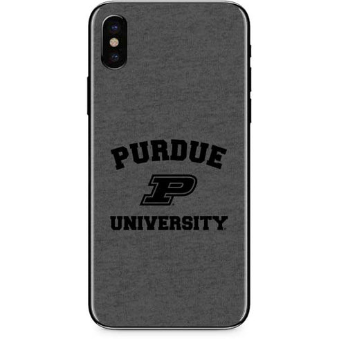 Purdue University Purdue Grey Logo iPhone XS Max Skin