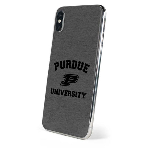 Purdue University Purdue Grey Logo iPhone XS Max Skin