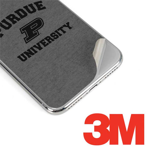 Purdue University Purdue Grey Logo iPhone XS Max Skin