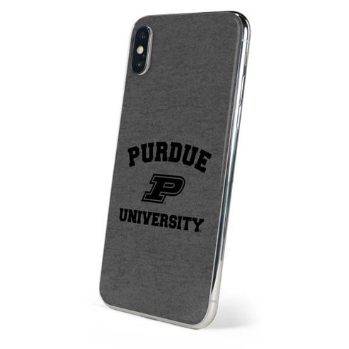 Purdue University Purdue Grey Logo iPhone XS Skin