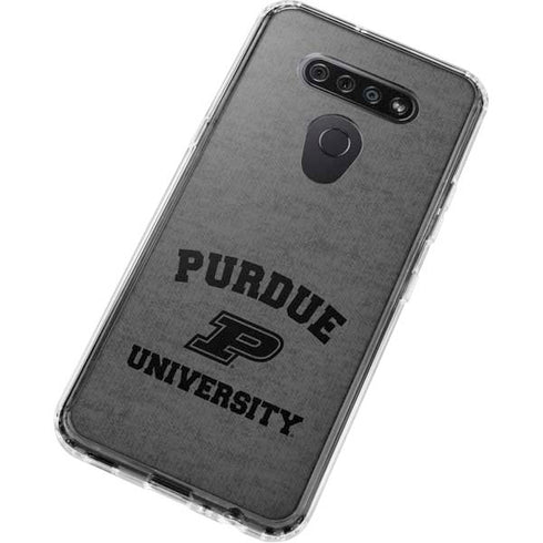 Purdue University Purdue Grey Logo LG K51/Q51 Clear Case