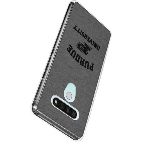 Purdue University Purdue Grey Logo LG Stylo 6 Clear Case