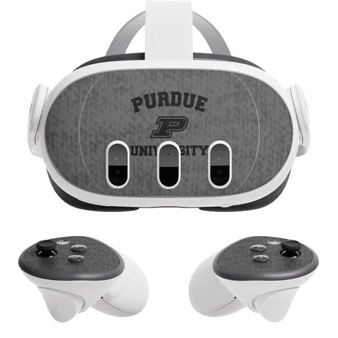 Purdue University Purdue Grey Logo Meta Quest 3 Skin