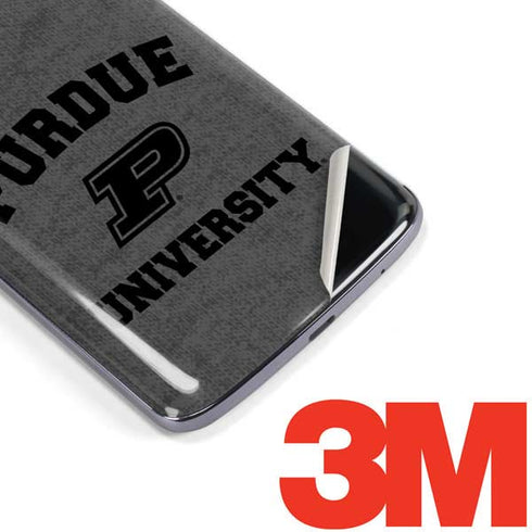 Purdue University Purdue Grey Logo Moto E5 Plus Skin