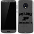 Purdue University Purdue Grey Logo Moto G6 Skin