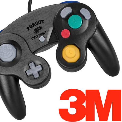 Purdue University Purdue Grey Logo Nintendo GameCube Controller Skin
