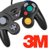 Purdue University Purdue Grey Logo Nintendo GameCube Controller Skin