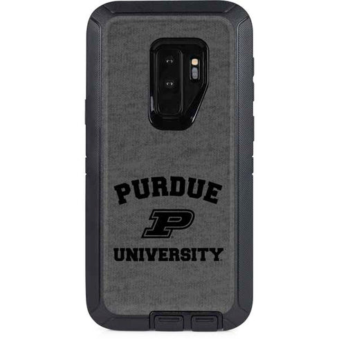 Purdue University Purdue Grey Logo Otterbox Defender Galaxy Skin