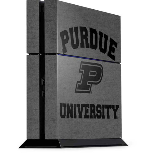 Purdue University Purdue Grey Logo PS4 Console Skin