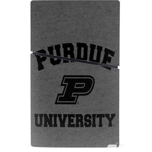 Purdue University Purdue Grey Logo PS5 Slim Digital Edition Console Skin