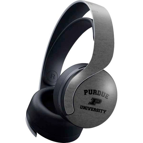Purdue University Purdue Grey Logo PULSE 3D Wireless Headset for PS5 Skin