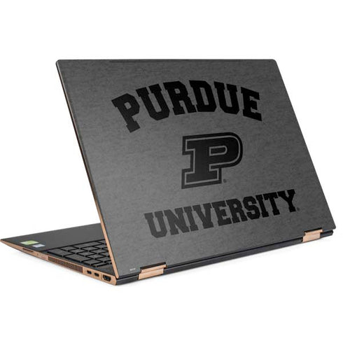 Purdue University Purdue Grey Logo HP Spectre Skin
