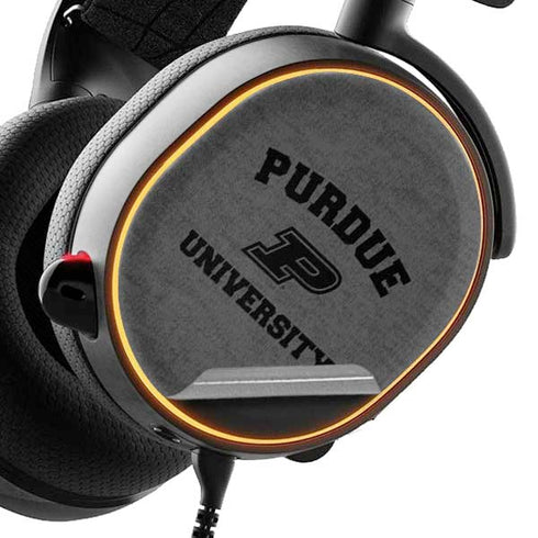 Purdue University Purdue Grey Logo SteelSeries Arctis 5 Skin