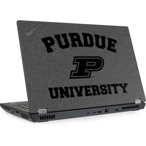 Purdue University Purdue Grey Logo Lenovo ThinkPad Skin