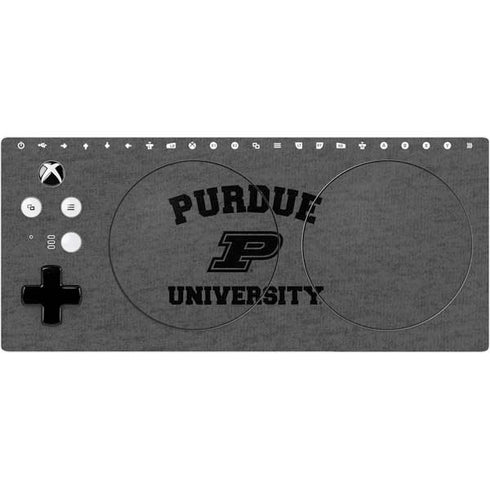 Purdue University Purdue Grey Logo Xbox Adaptive Controller Skin