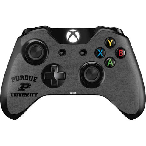 Purdue University Purdue Grey Logo Xbox One Controller Skin