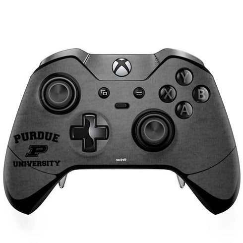 Purdue University Purdue Grey Logo Xbox One Elite Controller Skin