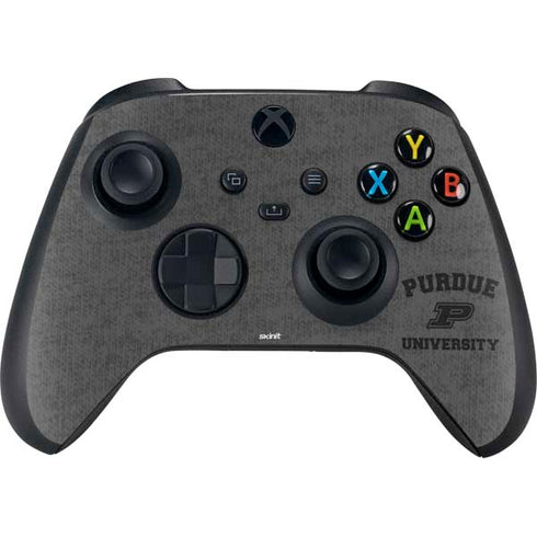 Purdue University Purdue Grey Logo Xbox Series X Bundle Skin