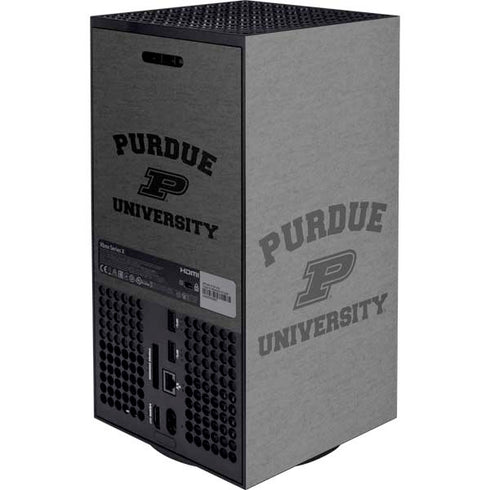 Purdue University Purdue Grey Logo Xbox Series X Console Skin