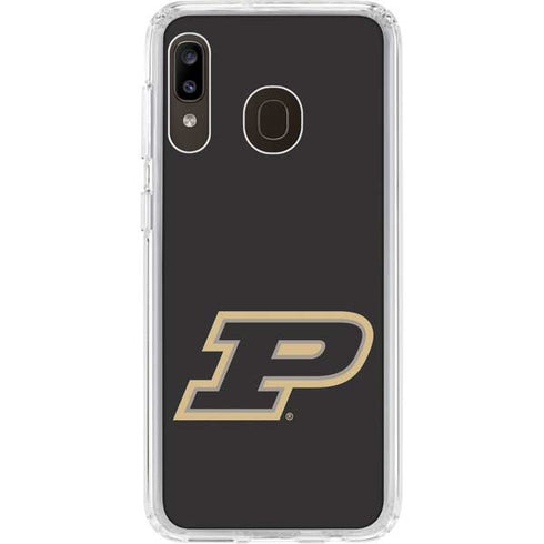 Purdue University Purdue Logo Galaxy A20 Clear Case