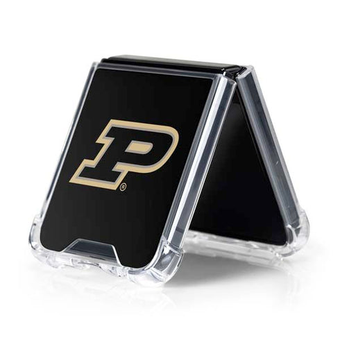 Purdue University Purdue Logo Galaxy Z Flip5 5G Clear Case