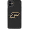 Purdue University Purdue Logo iPhone 11 Clear Case
