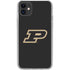 Purdue University Purdue Logo iPhone 11 Clear Case