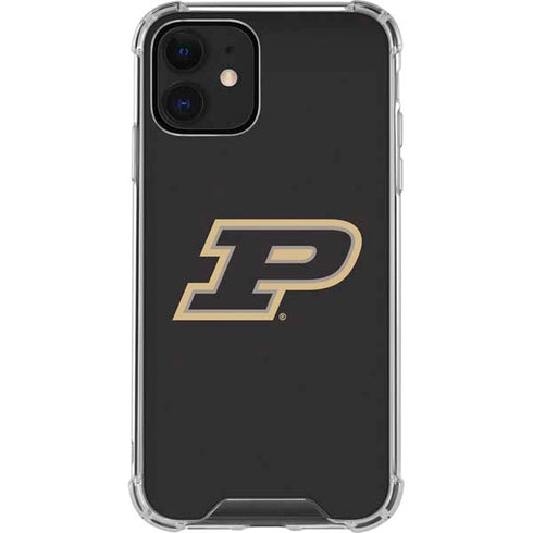 Purdue University Purdue Logo iPhone 12 Clear Case