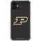 Purdue University Purdue Logo iPhone 12 Clear Case