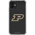Purdue University Purdue Logo iPhone 12 Clear Case