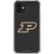 Purdue University Purdue Logo iPhone 12 Mini Clear Case