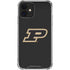 Purdue University Purdue Logo iPhone 12 Mini Clear Case